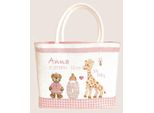 Le Bonheur Des Dames Borsa Contato Kit Punto Croce "Borsa Couture Bambino - Rosa"", 22X19X8Cm"