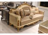 Luxury Sofa 3 Seater Textile Sofa Gold Design Furniture 3 Seater Chesterfield Upholstery New