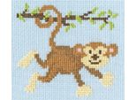 Confezione Da Ricamo A Punto Croce Bothy Threads "Monkey Chaos"", Schema Per Il Conteggio, SKIP3, 17X15Cm"