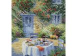 Luca-S Kit Per Ricamo A Punto Croce "Giardino Romantico"", Schema Per Il Conteggio, 31X32Cm"