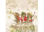 Confezione Da Ricamo A Punto Croce Bothy Threads "Musicisti Allegri"", Schema Per Il Conteggio, XSS24, 26X26Cm"