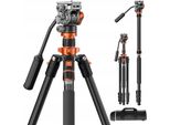 Treppiede Foto-Video Da 211 Cm Con Testa Ad Olio FH-03 / K&F K234A7 / K09.136