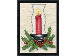 Confezione Da Ricamo A Punto Croce Design Works "Candle"", Schema Contato, 13X18 Cm"