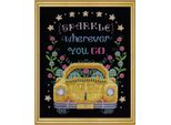 Confezione Da Ricamo A Punto Croce Design Works "Gloss"", Schema Contato, 20X25 Cm"