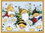 Kit Per Ricamo A Punto Croce "Wichteln"" Di Design Works, Schema Di Conteggio, 23X30Cm"