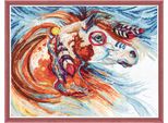 Kit Per Ricamo A Punto Croce Design Works "Wind Of Thunder"", Schema Contato, 36X46Cm"