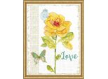 Confezione Da Ricamo A Punto Croce Design Works "Love"", Schema Contato, 36X46Cm"
