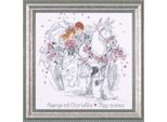 Kit Per Ricamo A Punto Croce Design Works "Carrozza Nuziale"", Schema Contato, 30X30Cm"