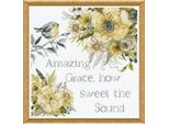 Kit Punto Croce Contato Design Works "Amazing Grace"", 25X25Cm"