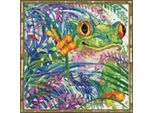 Kit Per Ricamo A Punto Croce Design Works "Rana Dell'albero"", Schema Contato, 30X30Cm"