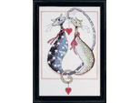Confezione Da Ricamo A Punto Croce Design Works "Perfect"", Schema Contato, 23X36Cm"