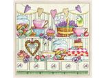 Confezione Da Ricamo A Punto Croce Design Works "Biscotti"", Schema Contato, 30X30Cm"