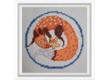 Kit Punto Croce Contato Rto "Fox"", 11X15Cm"