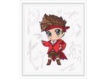 Kit Punto Croce Contato Rto "Gentelman"", 11X12,5 Cm"