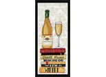 Kit Punto Croce Contato Design Works "White Wine"", 15X36Cm"