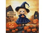 Luca-S Ricamo A Punto Croce "Happy Halloween"", Schema Di Conteggio, 22X22Cm"