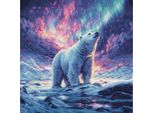 Luca-S Ricamo A Punto Croce "L'aurora Boreale"", Schema Per Il Conteggio, 25X25Cm"