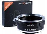 Adattatore K&F Per Sony E Nex A Canon Eos Ef KF06.069