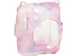 Custodia Custodia Per Fujifilm Instax Mini 12 + Tasca Fotografica / Multicolore Scuro
