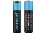 Accumulatori Proove Aa 2400Mwh 2St Czarny/Nero