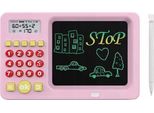 Tavoletta Da Disegno Lcd 5,2'' Tavola Da Disegno A Colori + Calcolatrice / Rosa
