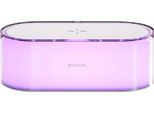 Proove Luce Notturna Multicolore Glow Led Rgb 1200Mah 5W Con Carica. Induzione 15W Bianco/Bianco