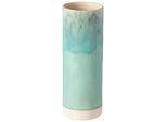 Costa Nova Vase , Hellblau , Keramik , zylindrisch , 25 cm , Handmade in Europe , handgemacht , Dekoration, Vasen, Keramikvasen