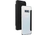 Bigben Connected, Custodia Per Samsung Galaxy S10E Folio Antiurto Con Porta Carte Integrato, Nero Trasparente