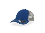 Atlantis Rcan | Rapper Canvas Cap, 5-Panel-Mesh-Cap - Colore: Royal/Grey - Taglia: One Size
