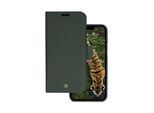 DBRAMANTE1928, Custodia Per Apple Iphone 14 Pro Max Folio 2 In 1 Modello New York Con Portacarte, Verde Scuro