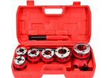 Awtools Filettatrice Per Tubi 6 Pz. Set Da 1/4", 3/8"", 1/2"", 3/4"", 1"", 1-1/4"""