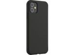 Bigben Connected, Custodia Per Apple Iphone 12 Mini, Silicone Rigido, Morbida Al Tatto, Nero