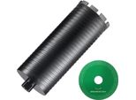 Carotatrice Diamantata - Carotatrice Diamantata A Umido/Asciutto Da 108 Mm Per Mattoni E Blocchi - Carotatrice Per Calcestruzzo Con Guida E Lama - Profondità Di Foratura 241,3 Mm - Filettatura Interna 5/8 Di Pollice-11