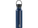 Borraccia Thermos F.C. Barcelona Blu Navy In Silicone Acciaio Inox