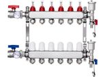 Collettore Di Circuiti Di Riscaldamento Per Il Riscaldamento A Pavimento - 6 Circuiti Di Riscaldamento - Indicatore Di Portata 5L/Min - Distribuzione Efficiente Del Calore