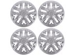 Nrm The Best 15'' Coprimozzo Universali Argento 4 Pezzi
