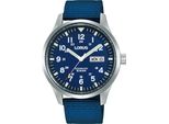 Automatikuhr LORUS, blau, Armbanduhren, Herren, Armbanduhr, Herrenuhr, Datum, wasserdicht bis 10 bar, Textilarmband