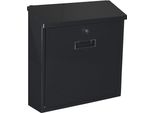 Cassetta Postale - Monaco - Nera - 36,8 X 36,5 X 10 Cm