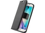 Avizar, Custodia Protettiva Flip Con Funzione Stand Per Samsung Galaxy S6 Edge, Nero
