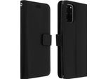 Avizar, Flip Cover Per Samsung Galaxy S20 Con Slot Per Schede E Funzione Stand, Nero