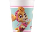 Procos 93477 - Bicchiere Per Feste Paw Patrol Skye E Everst, Capacità Massima 200 Ml, 8 Pezzi, Bicchiere Di Carta Usa E Getta, Festa Di Compleanno Per Bambini, Stoviglie Per Feste, Mix