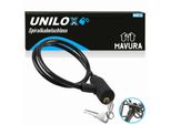 Unilox Serratura A Cavo A Spirale Serratura Per Bicicletta Serratura Per Cancello Serratura A Cavo D'acciaio