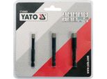 Yato YT-60409 Set Di Punte Per Trapano 3 Pezzi