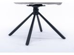 Casadolce Sedia Da Pranzo Kanda, Set Di 2, Turchese, 52X60X89 Cm, Imbottita, Base Girevole A 180°, Gambe In Metallo