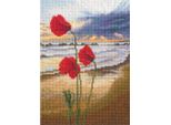 Set Per Punto Croce Rto "In The Moment, Poppy"", Schema Contato, 12,5X17,5Cm"