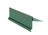 Binario Di Protezione Per Tetto Inclinato RŠ 333, 1 M, Zinco Verniciato, Verde Muschio Ral 6005
