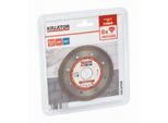 Kreator KRT088100 - Disco Diamantato A Tutta Circonferenza 110 Mm Premium Turbo