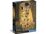 Clementoni Puzzle Klimt "PocałUnek"" 1000 ElementóW - Premium Oficjalny Produkt"
