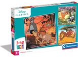 Puzzle Cle 3X48 Quadrato Disney Classic 25299