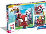 Clementoni - 3X48 Pieces - Spidey And His Extraordinary Friends